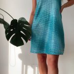 Vestido Lucía degradé celeste