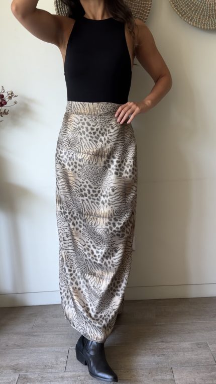 Falda Verona mix print