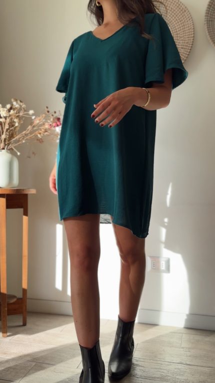 Mini vestido verde