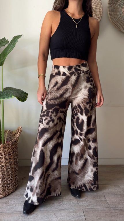 Pantalón Lourdes mix print