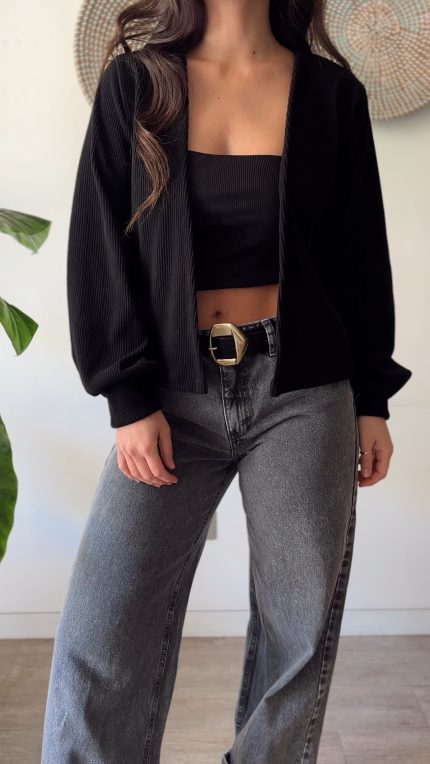 Chaleco Jacinta negro