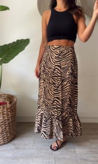 Falda Cala vuelos cebra - Imagen 3