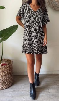 Mini vestido estampado - Imagen 3