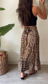 Falda Cala vuelos cebra - Imagen 2