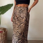 Falda Cala vuelos cebra