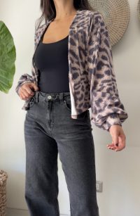 Chaleco Jacinta leopardo