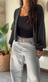 Chaleco Jacinta gris